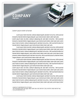 Trucks Letterhead Template, Layout for Microsoft Word, Adobe Illustrator and Other Formats 05080